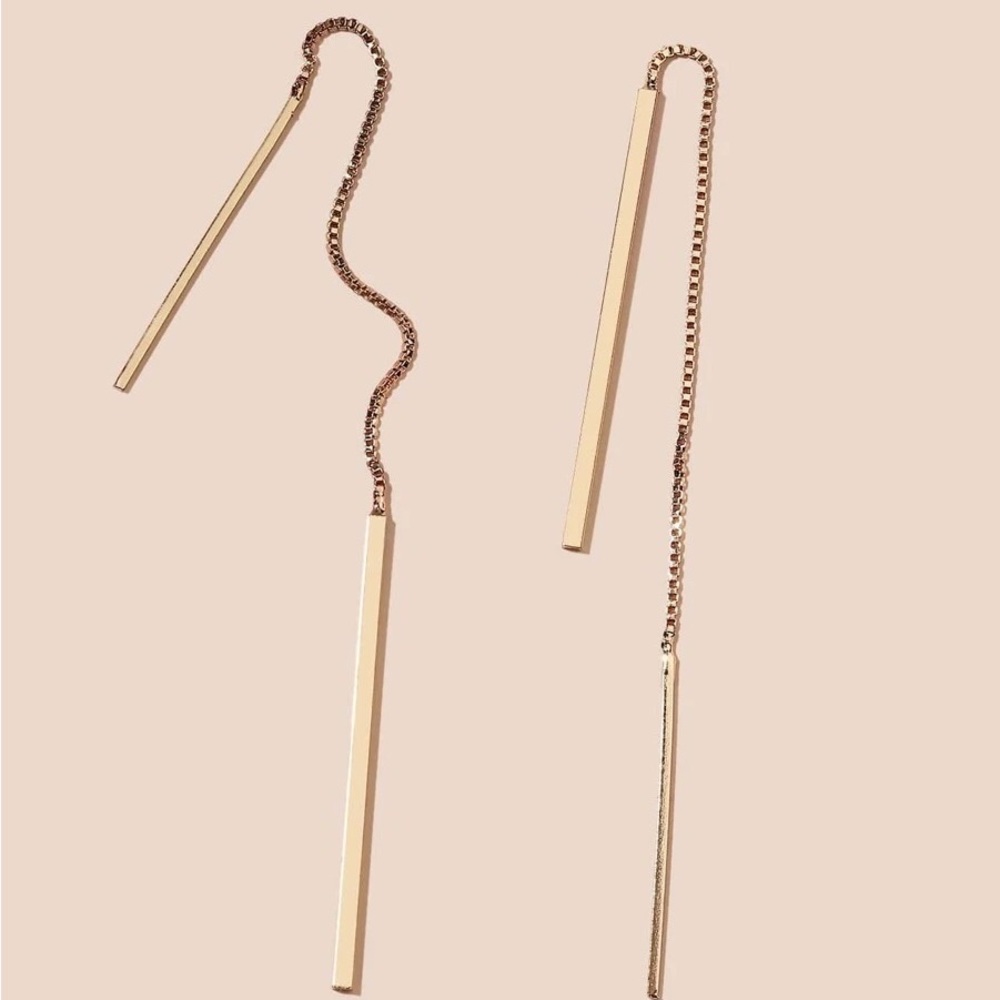 Threader style earrings